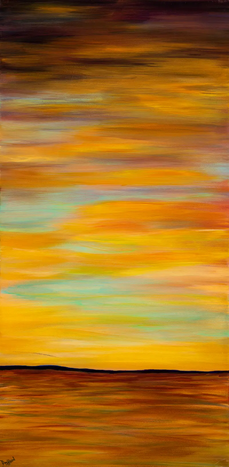 Dennis Hood original painting.