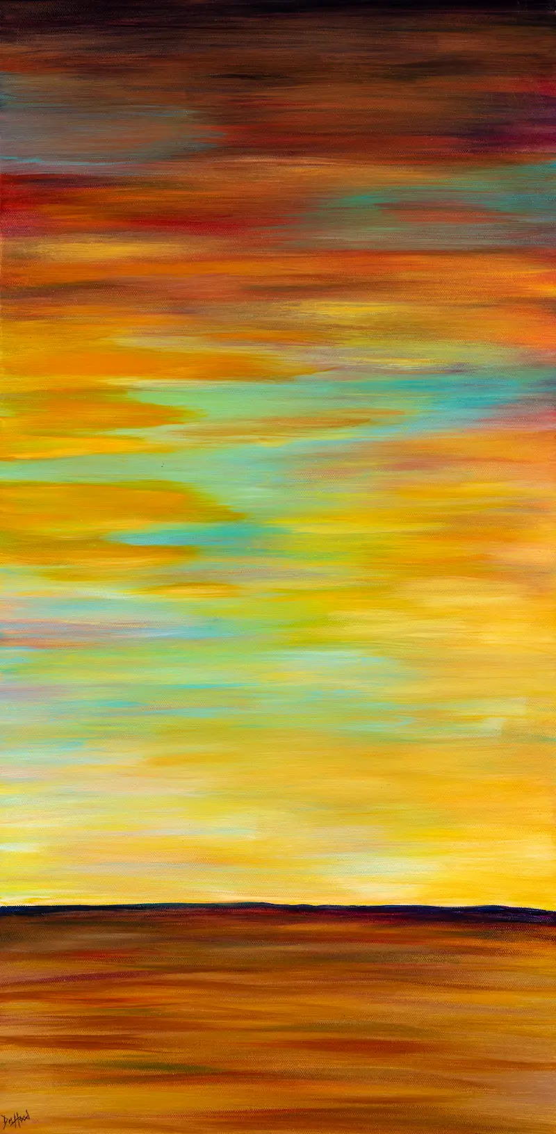 Dennis Hood original painting.