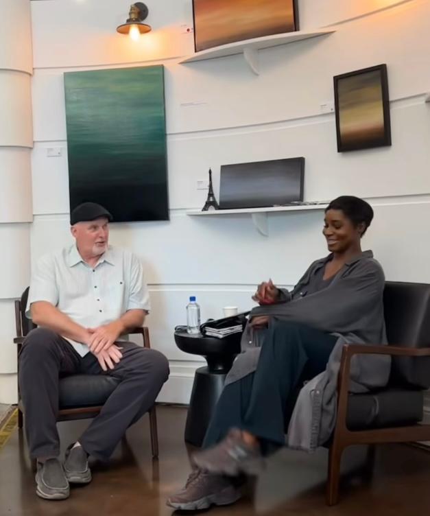 dennis hood being interviewed