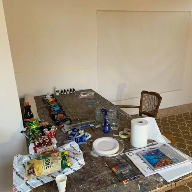 Dennis Hood artist residency france chateau orquevaux