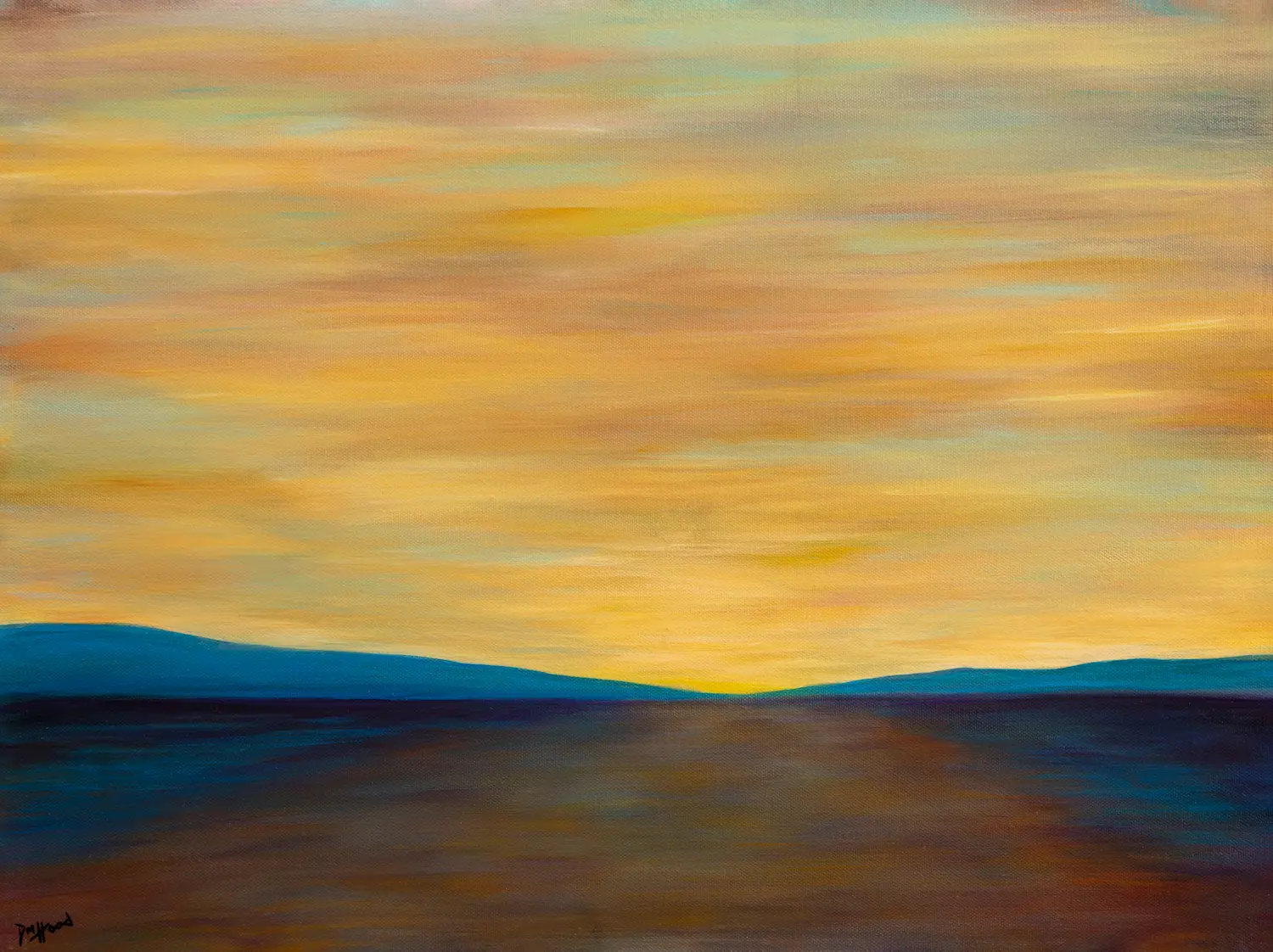 Dennis Hood original painting.