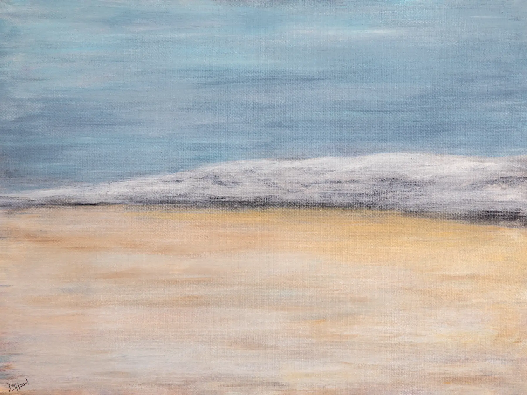 Dennis Hood original painting.