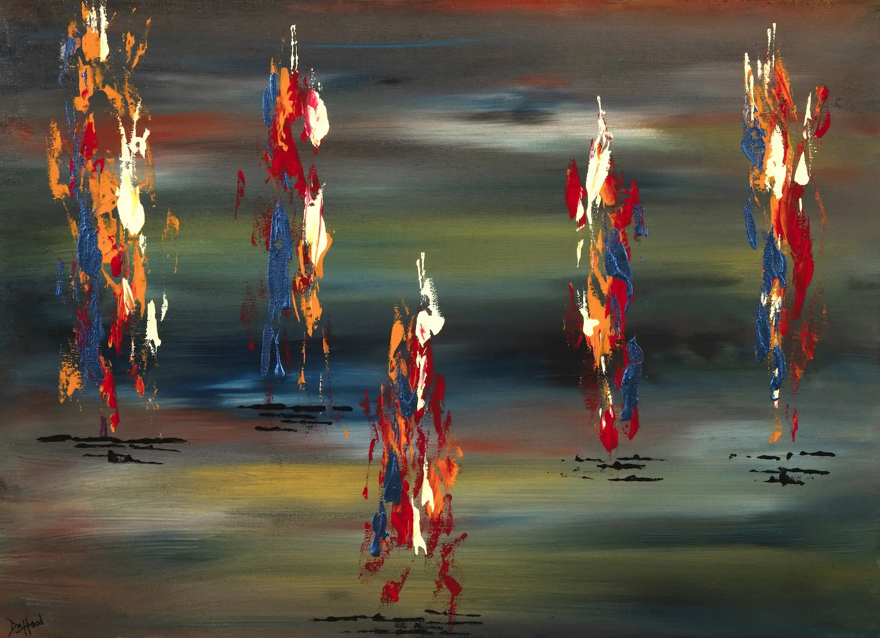 Dennis Hood original painting.