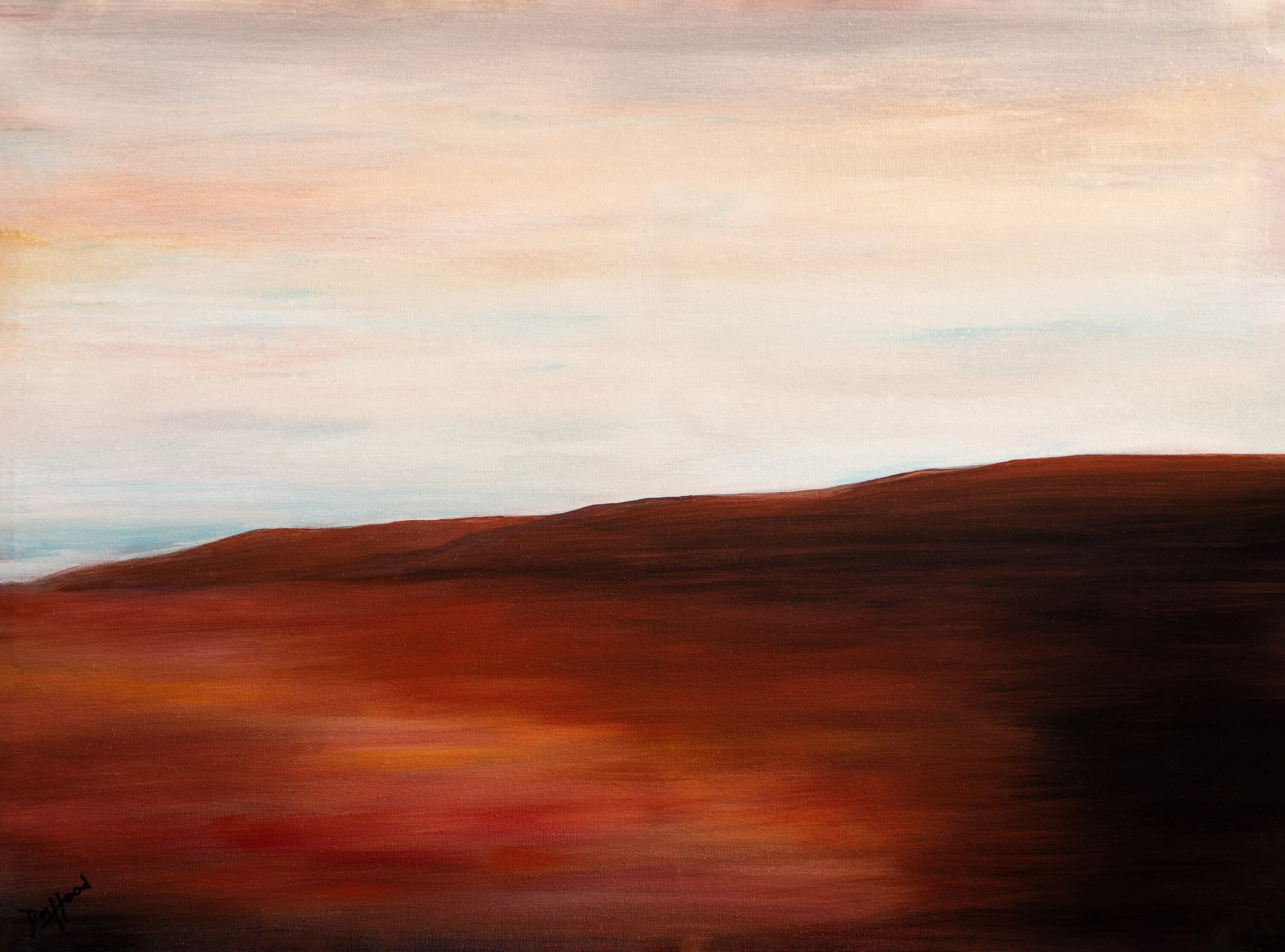 Dennis Hood original painting.