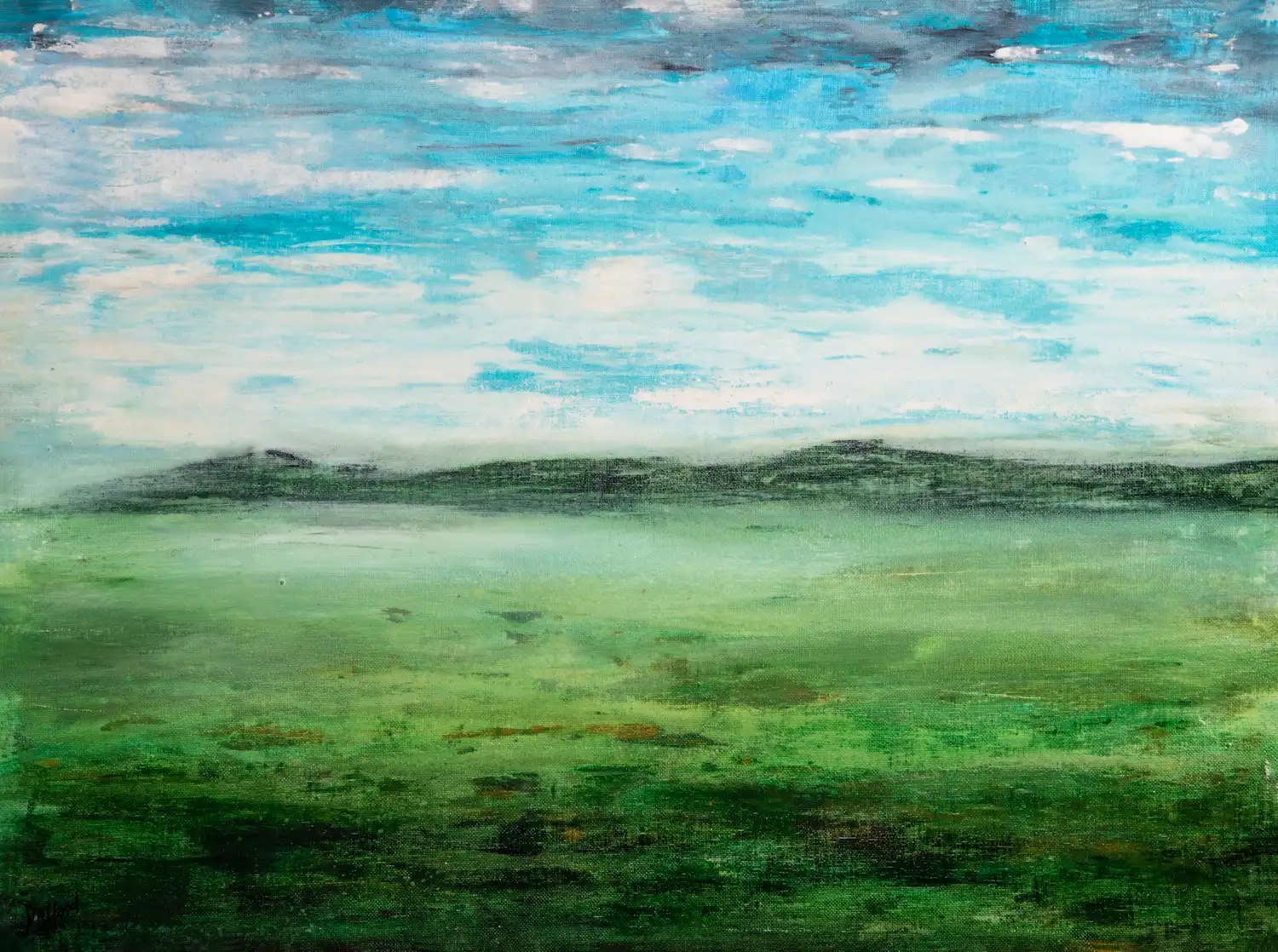 Dennis Hood original painting.